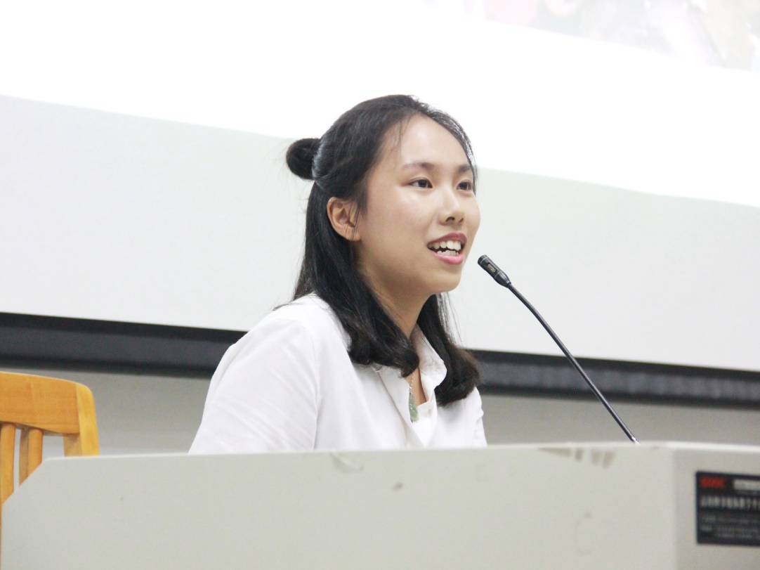 黄美祺分享志愿者活动经验